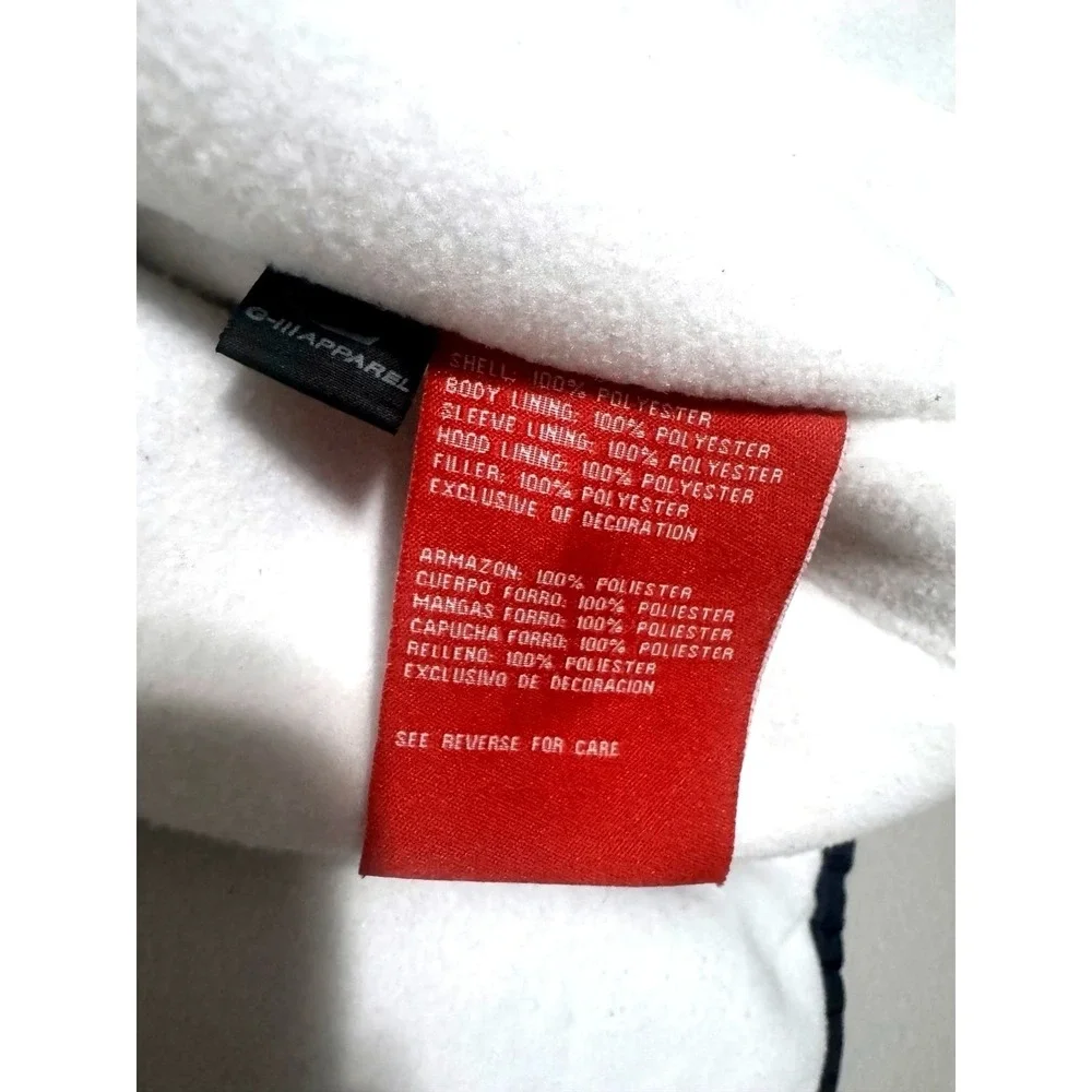 Dallas Cowboys NFL Vintage Puffer Coat Men's Large Hooded Logo Texas Football‎